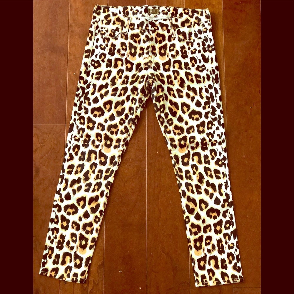 NWOT, Mother Leopard Jeans